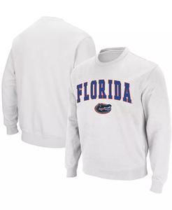 Мужская толстовка с круглым вырезом Florida Gators Arch Logo Colosseum, белый