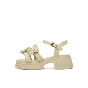 DAPHNE Женские сандалии на одной застежке светло-желтые, цвет Light Yellow