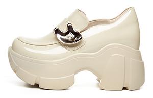 DAPHNE Туфли на платформе женские бежевые