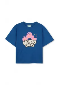 Футболка с принтом kurzärmeliges Kenzo Kids, Bleu Royal