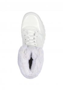 Зимние ботинки женские Skechers с меховой опушкой, белый