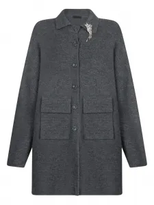 Шерстяное пальто LIU JO, серый