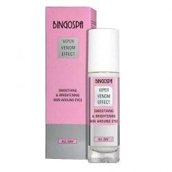 BINGOSPA Крем «Эффект змеиного яда» для зоны ГЛАЗ, разглаживающий морщины и улучшающий тон кожи 50г  