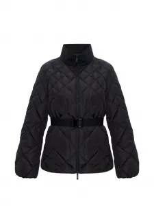 Стеганая куртка с алмазным рисунком Moncler, черный