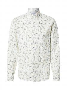 Lindbergh Рубашка на пуговицах Regular fit в бежевом, светло-бежевом цвете