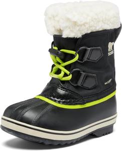 Детские зимние непромокаемые сапоги Sorel Yoot Pac из нейлона, черный