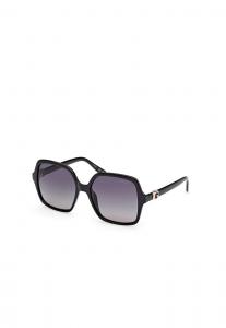 Солнцезащитные очки Guess Sunglasses, Shiny Black Smoke Polarized/Black