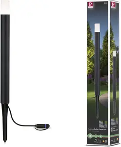 Светодиодный столбик Paulmann "Flarea", 1 лампа, источник света Светодиодный модуль | Прочно интегрированный светодиод, светодиодный модуль Ø 4,5 см, Высота: 60 ​​ см, черный