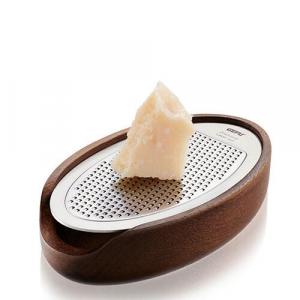 Терка для сыра Gefu, серебряный/орехвый