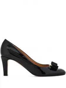 Туфли Vara Bow 70 Ferragamo, черный