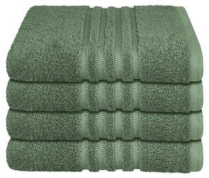 Полотенце для рук Schiess шт Milano 4-teilig, 50x1x100 см, темно-зеленый