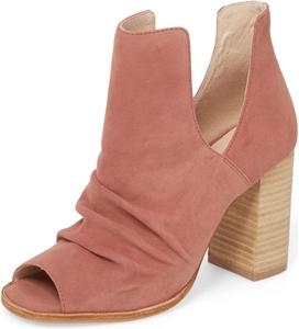 Ботильоны YDN Office с вырезами, удобные, высокие массивные каблуки, открытый носок, стильные женские туфли без застежки, размер 4-15 M US, Coral