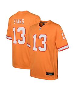 Футболка Big Boys Mike Evans Orange Tampa Bay Buccaneers Throwback Game Nike