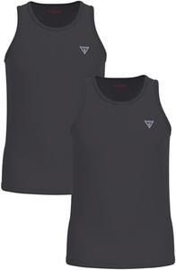 GUESS Мужская майка Caleb Hero 2 шт, Jet Black W/ Frost Grey