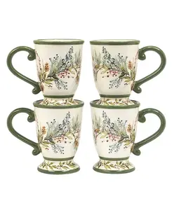 Кружки «Зимний лес», набор из 4 шт. Certified International, multi