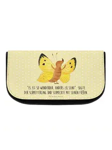 Косметичка Mr & Mrs Panda Schmetterling Zitronenfalter mit, пастельно-желтый