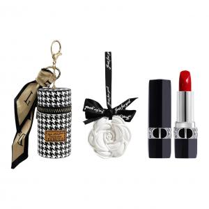 DIOR Матовый набор образцов макияжа velour увлажняющий питательный вечерний тон кожи помада/жидкая помада+ароматерапия+сумка