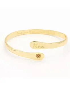 Браслеты для мам, гравированные браслеты, люблю тебя, мама, сейчас и всегда Hollywood Sensation, gold