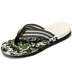 Мужские шлепанцы на резиновой подошве King Jinmai, Green