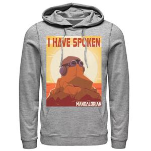Мужская толстовка с плакатом «Мандалорец, я говорил» Star Wars