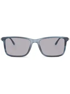 Солнцезащитные очки в прямоугольной оправе Giorgio Armani, синий