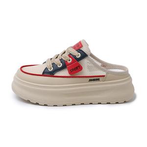 Женские сандалии с закрытым носком, устойчивые к истиранию и резиновой подошвой King Jinmai, Blue