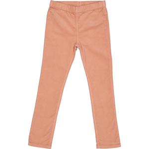 Bonton Girls Штаны прямого кроя из хлопкового велюра Chamallow, Chamallow