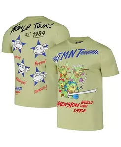 Мужская футболка Teenage Mutant Ninja Turtles Dimension World Tour 1984 зеленого цвета Freeze Max