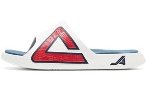 Шлепанцы женские бежевые белые темно-синие Peak