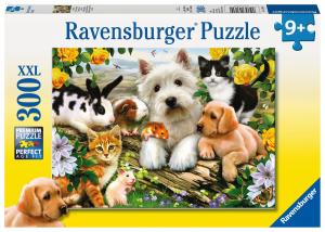 Ravensburger, пазл, XXL, Друзья животных, 300 шт.