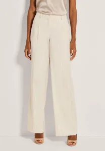 Брюки бундфальтен Madeleine, Pearl White/Beige Melange