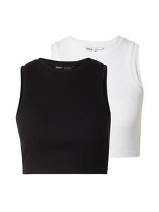 Укороченный топ ONLY Top VILMA, черный/белый