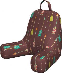 Наволочка для подушки для чтения Lunarable Arrow, богемный узор с элементами культуры доисторической страны, мягкая набивная наволочка для кровати, маленький размер, многоцветная., Multicolor