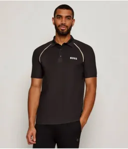 Поло Patteo TOC slim fit Boss Green, черный