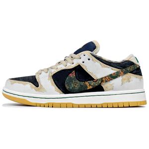 Dunk SB устойчивые к истиранию низкие кроссовки для скейтбординга унисекс белый коричневый Nike, белый коричневый