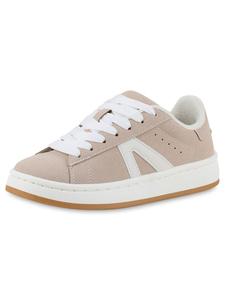 Кроссовки на шнуровке VAN HILL, бежевый