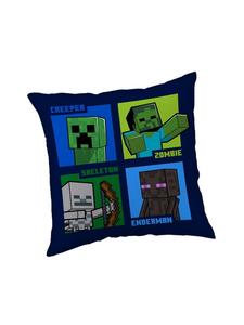 Подушка 40×40 см с надписью "Mob Callout" для детской игровой комнаты  Minecraft