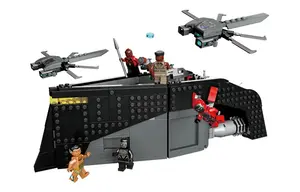 LEGO Конструктор Super Hero Collection Black Panther 2 The Aquatic War Building Blocks 301 600 76214