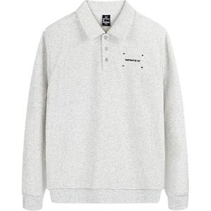 361° Свитшот мужской Original Heather Gray Lapel Moderate Regular