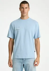 Футболка с принтом dexx Chasin', Light Blue