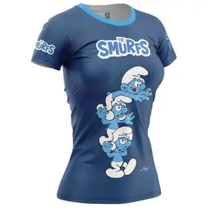 Футболка с коротким рукавом спортивная Otso Smurf Towers, синий