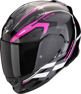 Шлем скорпион экзо-491 крипта Scorpion, Black/White/Pink