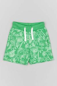 Детские шорты на молнии Zippy, зеленый