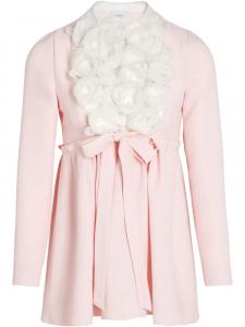Платье с цветочной аппликацией Giambattista Valli, розовый