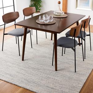 Ковер SAFAVIEH, 183 x 183 см, Marbella Collection, Light Grey, ручной работы, Casual Boho, шерсть, идеально для помещений с высокой проходимостью: гостиная, спальня (MRB311G)