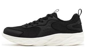 361° Амортизирующие противоскользящие износостойкие дышащие низкие кроссовки женские Black White - Black White, цвет Black White