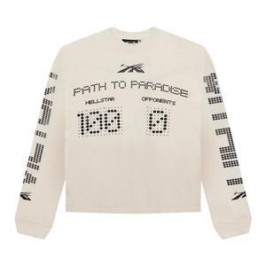 Футболка Hellstar Scoreboard Long-Sleeve T-Shirt, белый