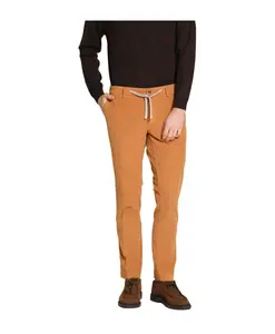 Бархатные спортивные брюки-чинос цвета бисквита Mason'S, бежевый