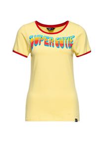 Рубашка с принтом и эффектным ретро-принтом Super Cutie Queen Kerosin, цвет Zartgelb
