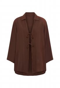 LSCN by LASCANA Туника в темно-коричневом цвете